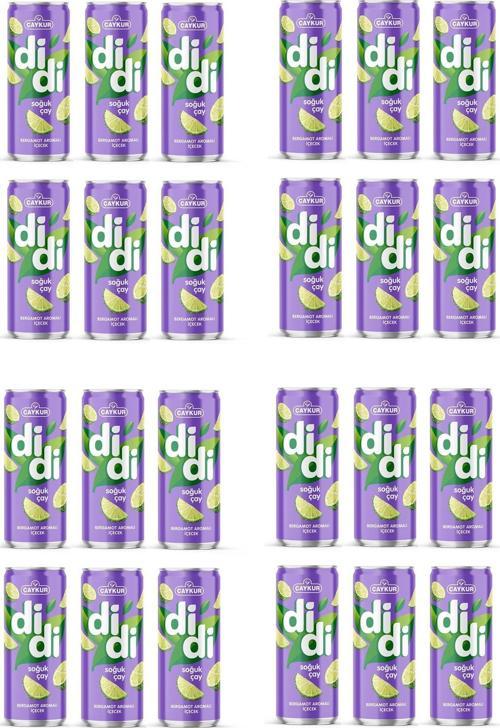 Çaykur Didi Bergamot Aromalı Soğuk Çay 250 Ml X 24 Adet
