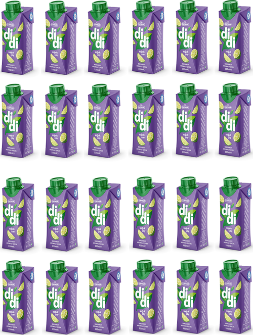 Çaykur Didi Bergamot Aromalı Soğuk Çay Kutu 330 Ml X 24 Adet