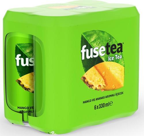 Mango Ve Ananas Aromalı Soğuk Çay 330 Ml X 6 Adet