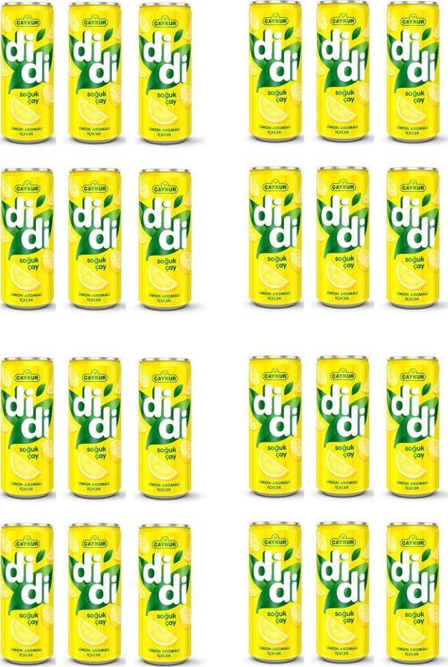 Çaykur Didi Limon Aromalı Soğuk Çay 250 Ml X 24 Adet