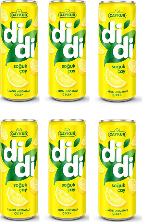 Çaykur Didi Limon Aromalı Soğuk Çay 250 Ml X 6 Adet