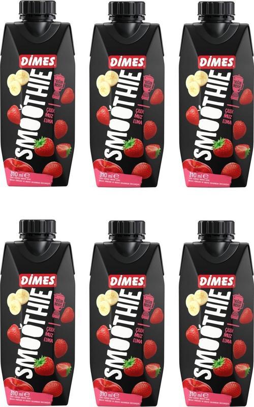 Smoothie Çilek Muz Elma 310 Ml X 6 Adet