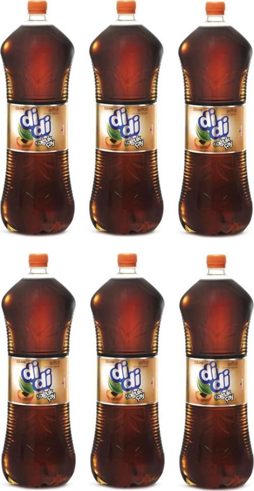 Çaykur Didi Şeftali Aromalı Soğuk Çay 2,5 Lt X 6 Adet
