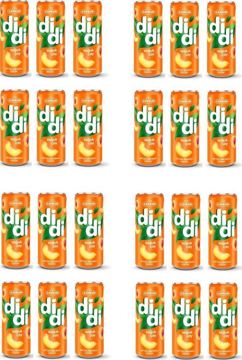 Çaykur Didi Şeftali Aromalı Soğuk Çay 250 Ml X 24 Adet