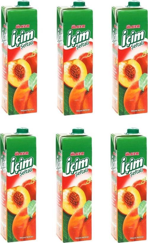 Meyve Suyu Şeftali 1 Lt X 6 Adet