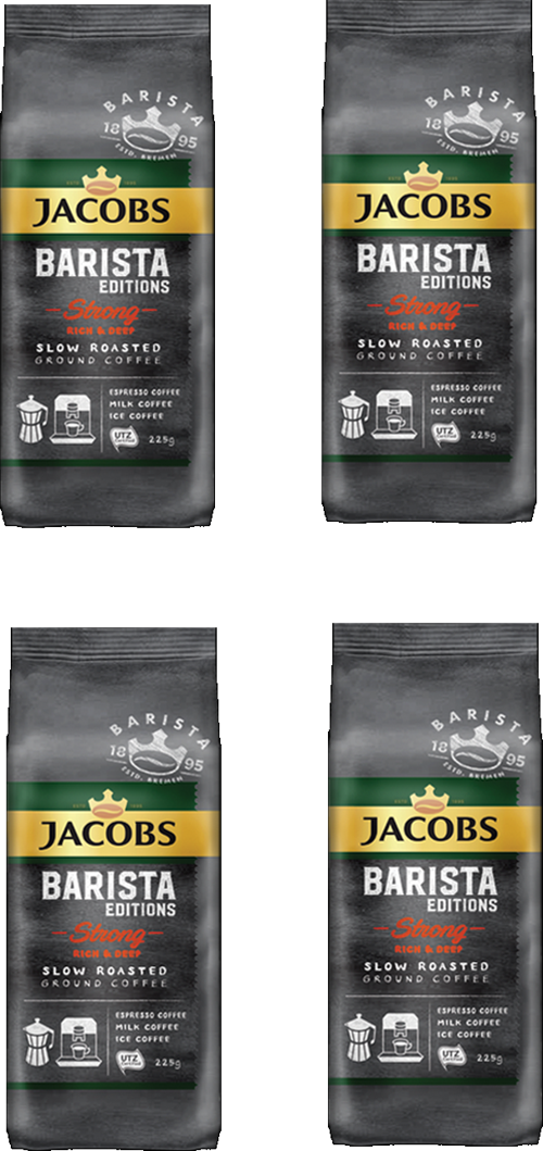 Barista Strong Filtre Kahve 225 Gr X 4 Adet