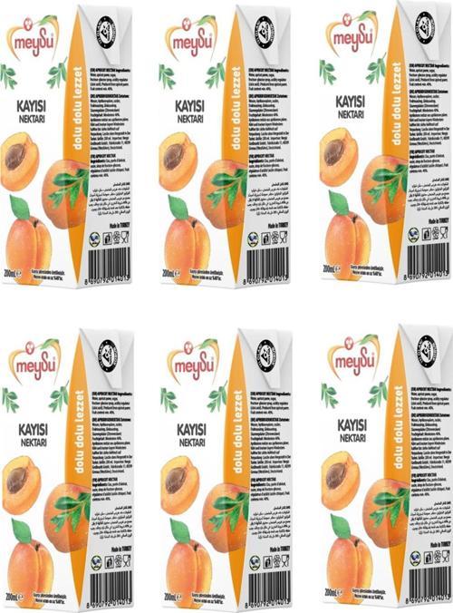 Kayısı Nektarı 200 Ml X 6 Adet