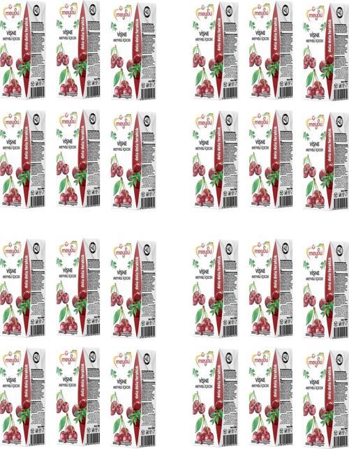 Vişne Meyveli İçecek 200 Ml X 24 Adet