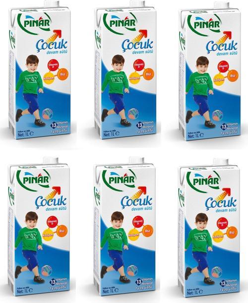 Çocuk Devam Sütü 1 Lt X 6 Adet