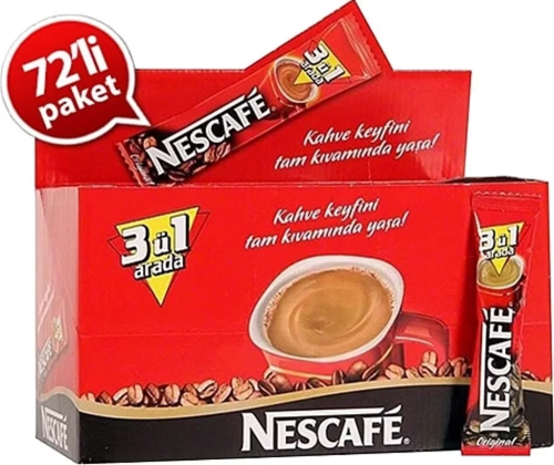 3Ü1 Arada Orijinal Kahve 17,5 Gr X 72 Adet