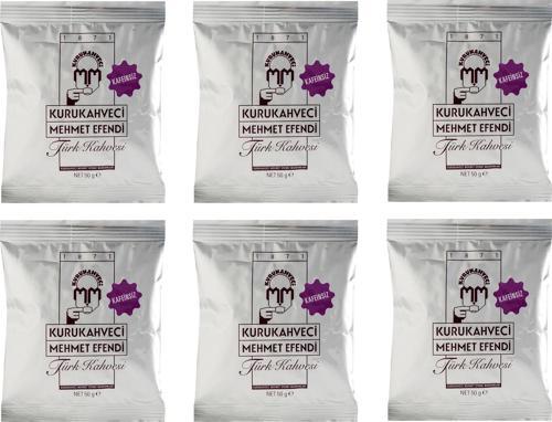 Kafeinsiz Türk Kahvesi 50 Gr X 6 Adet