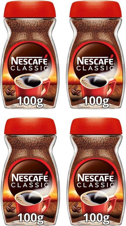 Classıc Kahve Cam 100 Gr X 4 Adet