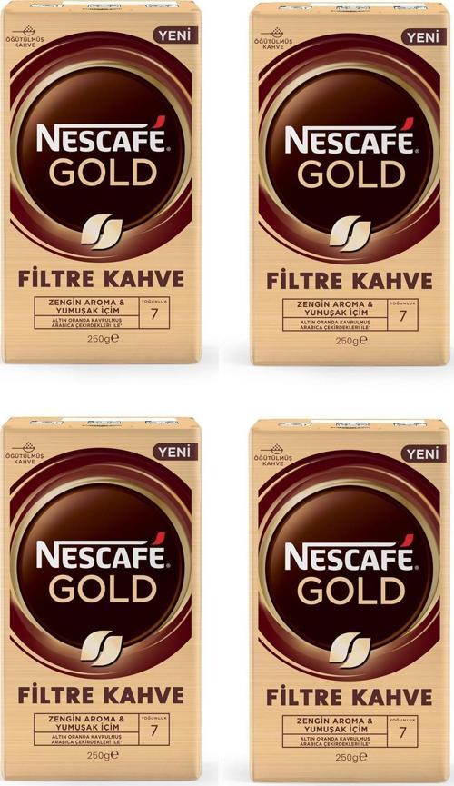 Gold Filtre Kahve 250 Gr X 4 Adet