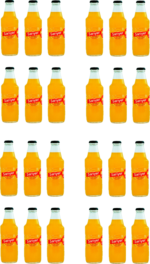 Portakal Aromalı Gazoz Cam 200 Ml X 24 Adet