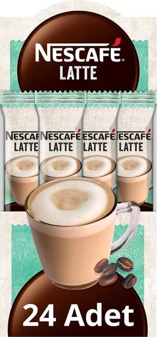 Latte Süttü Köpüklü Kahve 14,5 Gr X 24 Adet