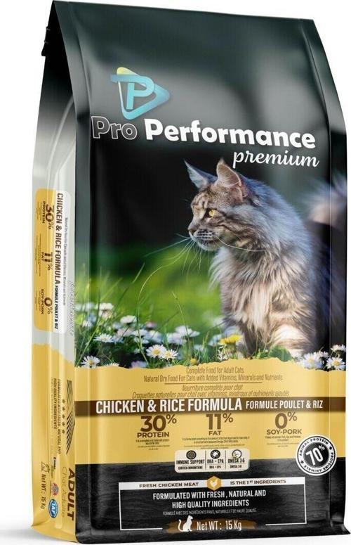 Premium Yetişkin Kedi Maması Tavuklu 15Kg