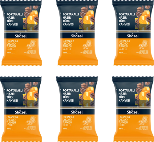 Portakallı Hazır Türk Kahvesi 100 Gr X 6 Adet