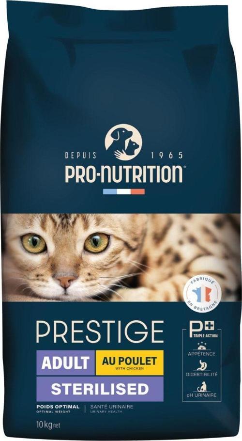 Prestige Adult Sterilised Yetişkin Kısırlaştırılmış Tavuklu Kedi Maması 10 Kg