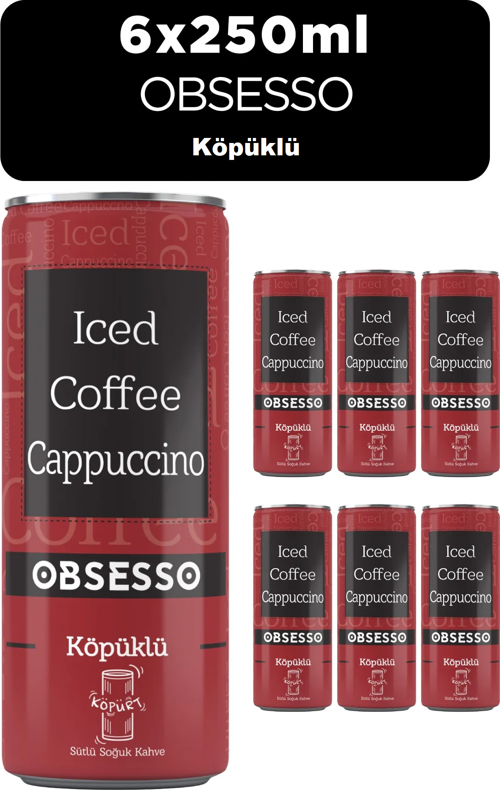 Köpüklü Soğuk Kahve 250 Ml X 6 Adet