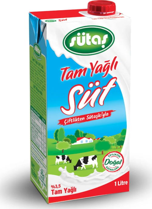 Tam Yağlı Süt 1 Lt