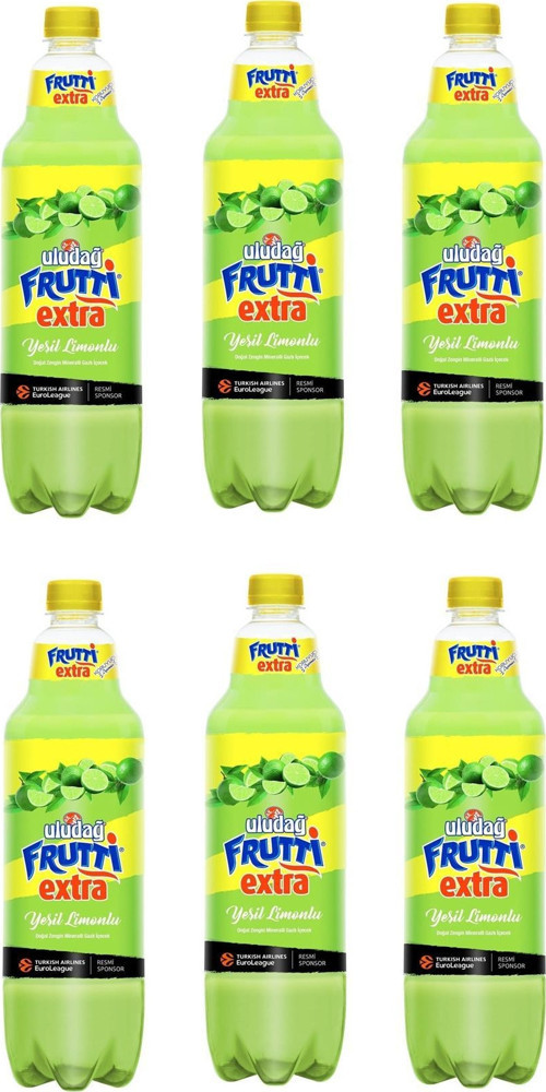 Frutti Extra Yeşil Limonlu 1 Lt X 6 Adet
