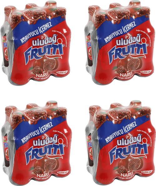 Frutti Nar Aromalı Maden Suyu 200 Ml X 24 Adet