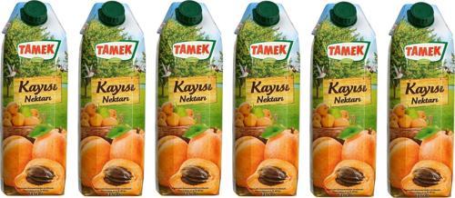 Kayısı Nektarı 1 Lt X 6 Adet