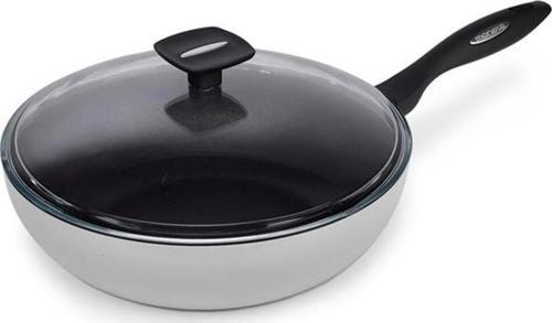 Mammola Induction Wok 30 Cm Kapak