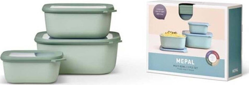 Set Cirqula Rectangular 3 Parça Saklama Kabı