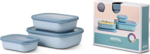 Set Cirqula Rectangular 3 Parça Saklama Kabı