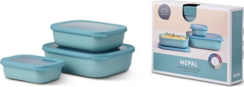 Set Cirqula Rectangular 3 Parça Saklama Kabı