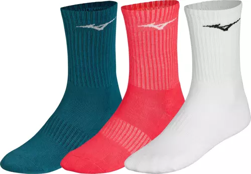 Training 3P Socks Unisex Çorap Beyaz/Yeşil/Turuncu