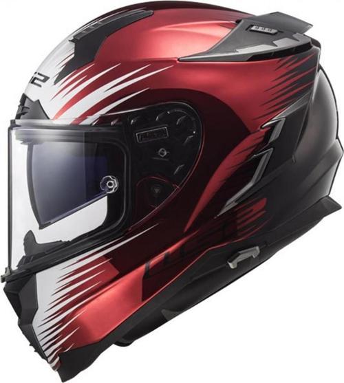 Challenger Magıc Kapalı Kask Kırmızı-siyah-beyaz 2X-LARGE