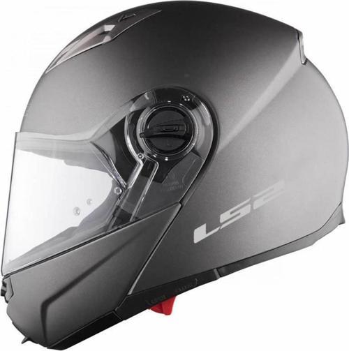 Guronı Çene Açılır Kask Mat Tıtanıum MEDIUM