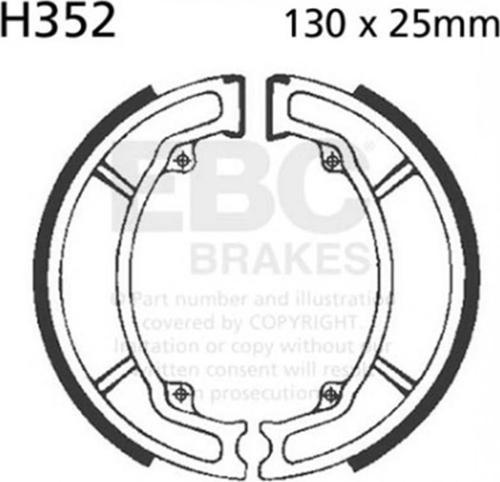 Fren Balatası Kampana H352 Honda Dıo Spacy Cb125f Spacy110 Fızy125 Actıva Cbf150 Pcx125 Glamour1