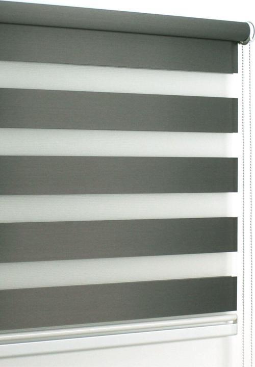 Antrasit Gri Eko Zebra Stor Perde 120x250 cm