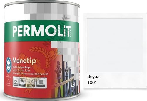 Monotip Astarlı Antipas Boya BEYAZ 0.75 Lt.