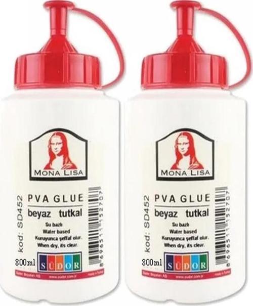 Beyaz Tutkal 1000 gr 2 Adet Beyaz Mobilya Tutkalı 800 ml Ahşap Tutkalı Su Bazlı Çok Amaçlı Beyaz Tutkal Kilo