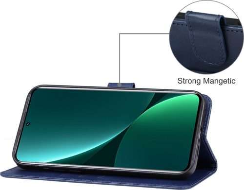 XİAOMİ REDMİ NOTE 8 PRO KARTLIKLI CÜZDAN KILIF (DELUXE WALLET CASE)  LACİVERT