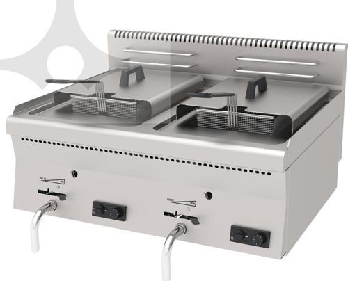 AGF-860 Gazlı 41 kg Fritöz 800x600x300 mm