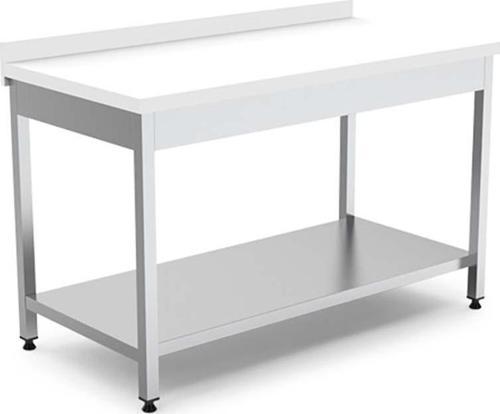 EMP.PTT.70120 Alt Raflı Polietilen Çalışma Tezgahı 120x70x85 cm