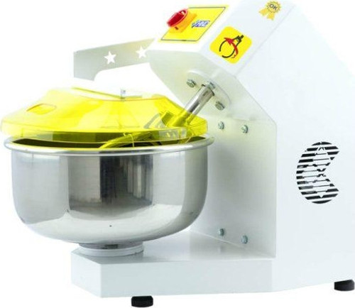 HHY-10M Hamur Yoğurma Makinesi (Kapaklı) 220V - 10kg Un, 12kg Hamur, Kazan - 1 Dönüş Hızı