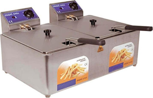 Çiftli Fritöz-5+5 Litre-Elektrikli