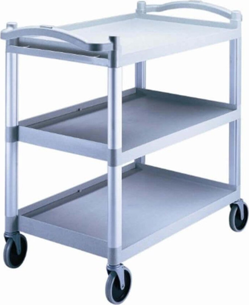 Plastik Servis Arabası - 3 Katlı - 85x52x88 cm