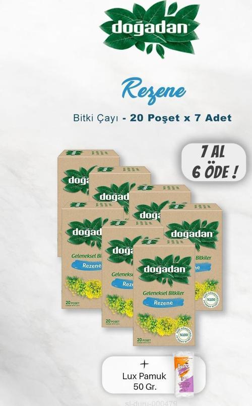 7 AL 6 ÖDE Doğadan Rezene Bitki Çayı, Pamuk