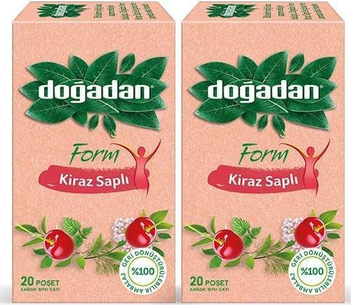 Form Çay Kiraz Saplı 20'li x 2 Adet