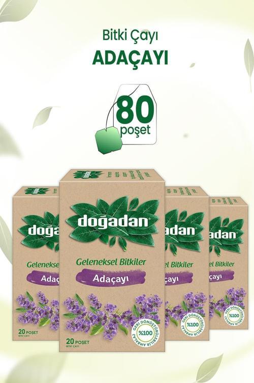 Adaçayı Bitki Çayı x 4 Adet