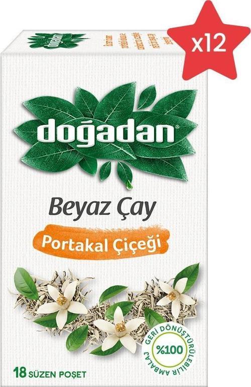 Beyaz Çay Portakal Çiçeği x 12