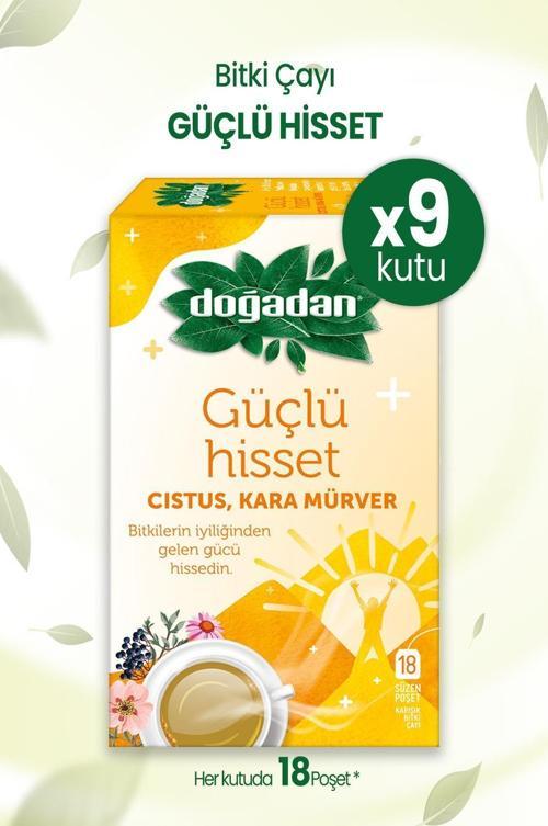 Güçlü Hisset Bitki Çayı 18'li x 9 Adet