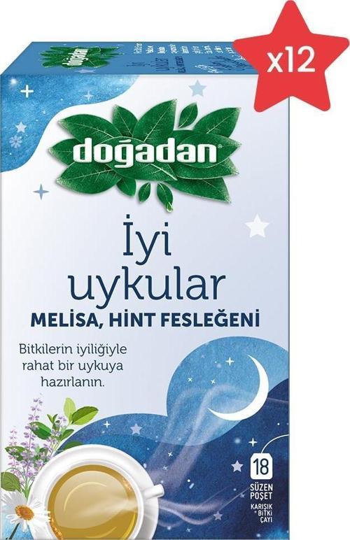 İyi Uykular Çayı Melisa ve Hint Fesleğeni x 12 Adet